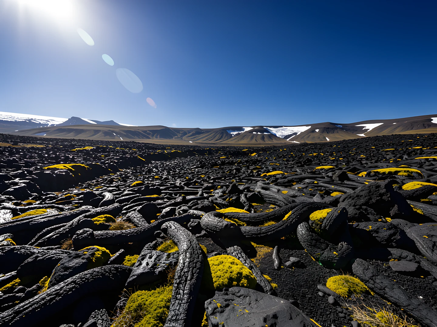 Lava Field Night