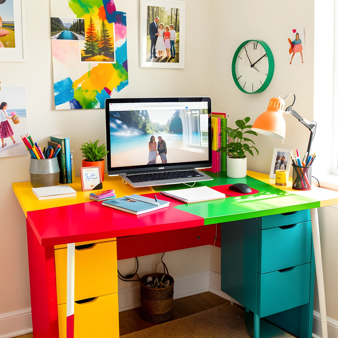 Vibrant Office Space