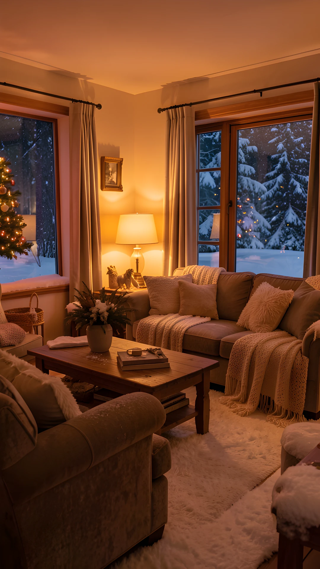 Snowy Winter Night
