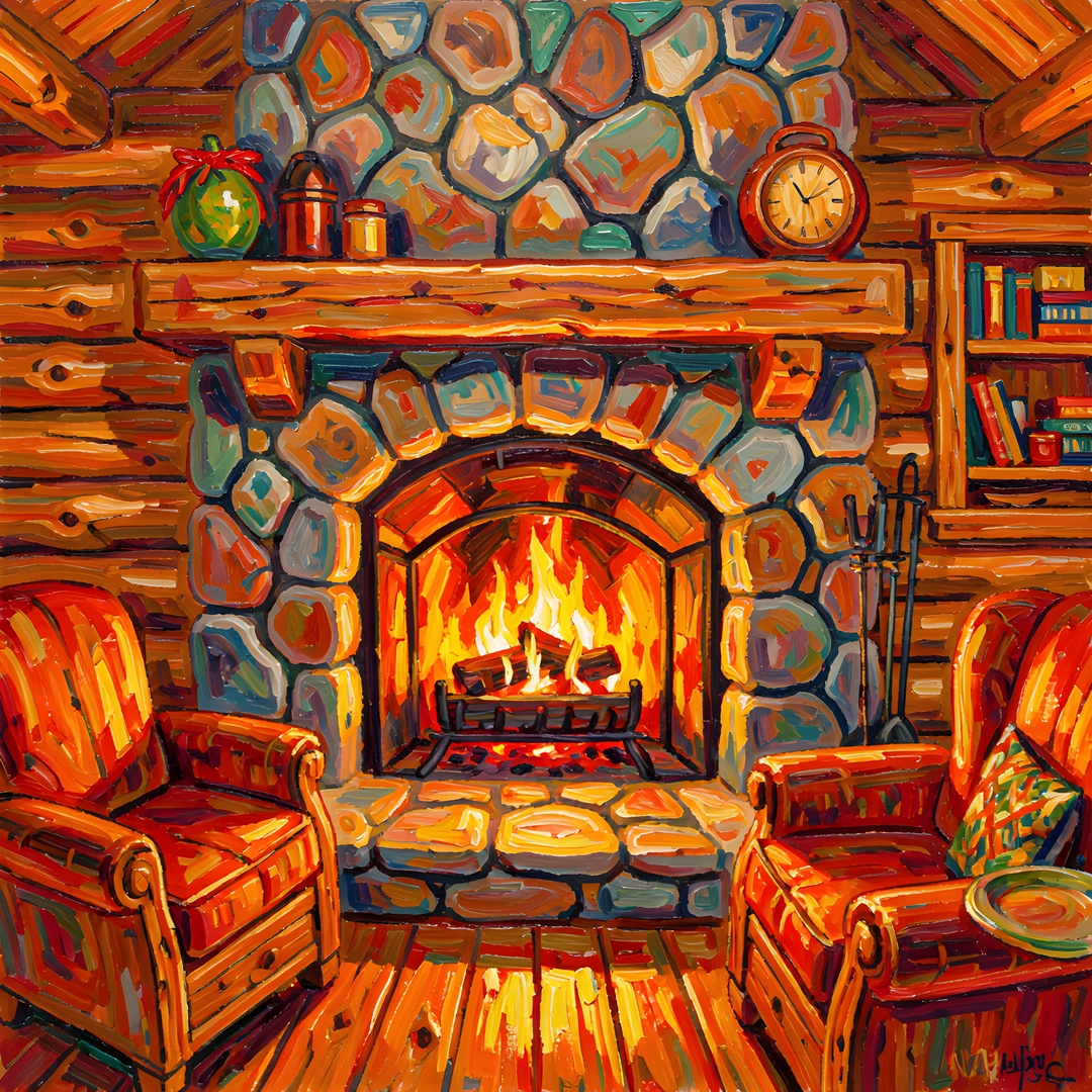 Cozy Cabin Scene