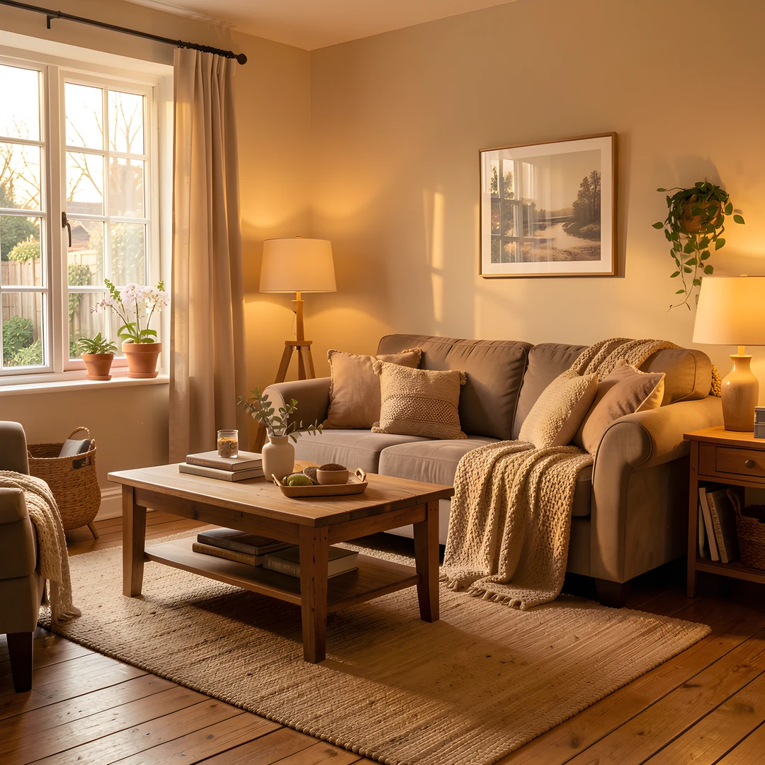 Cozy Fireside Scene