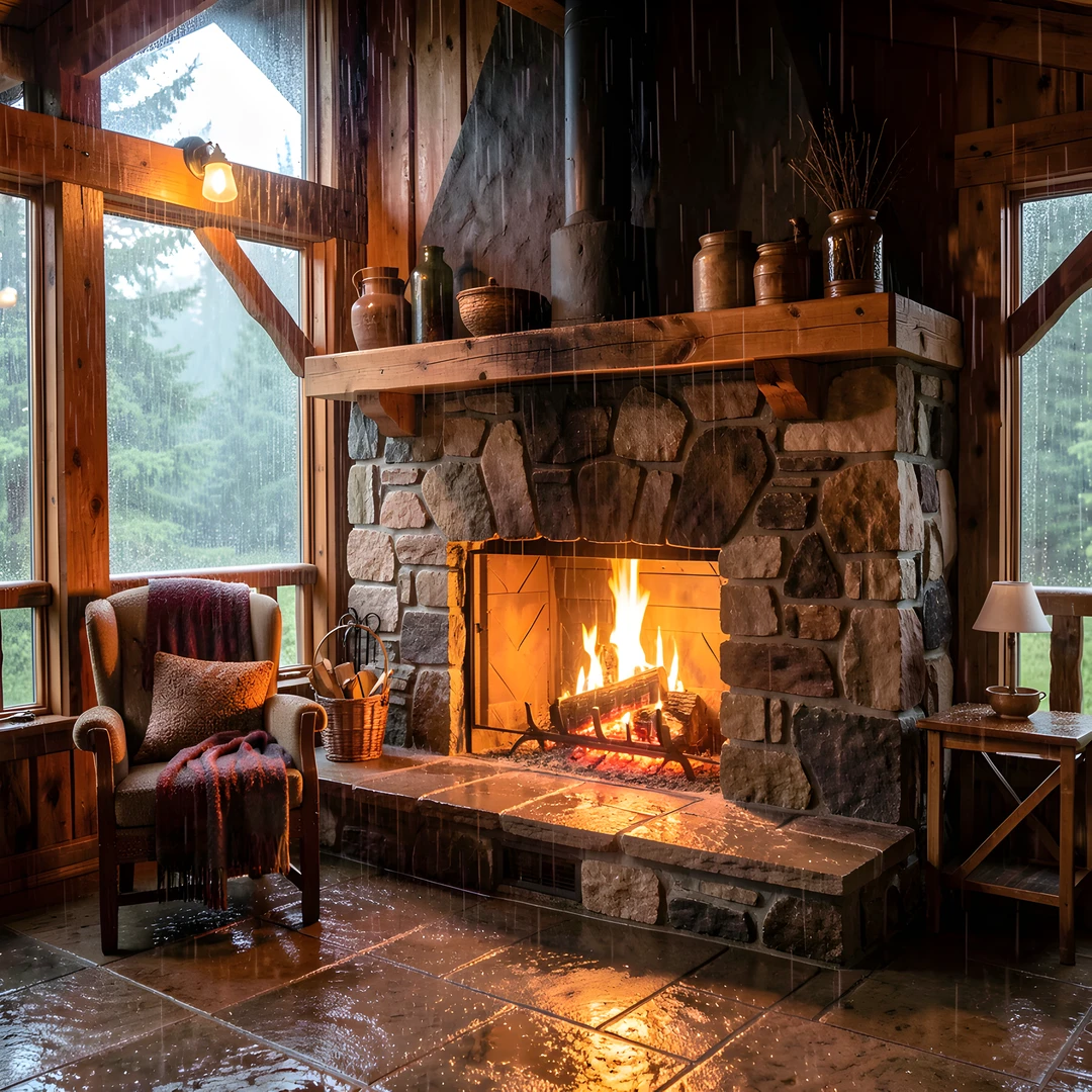 Cozy Winter Cabin