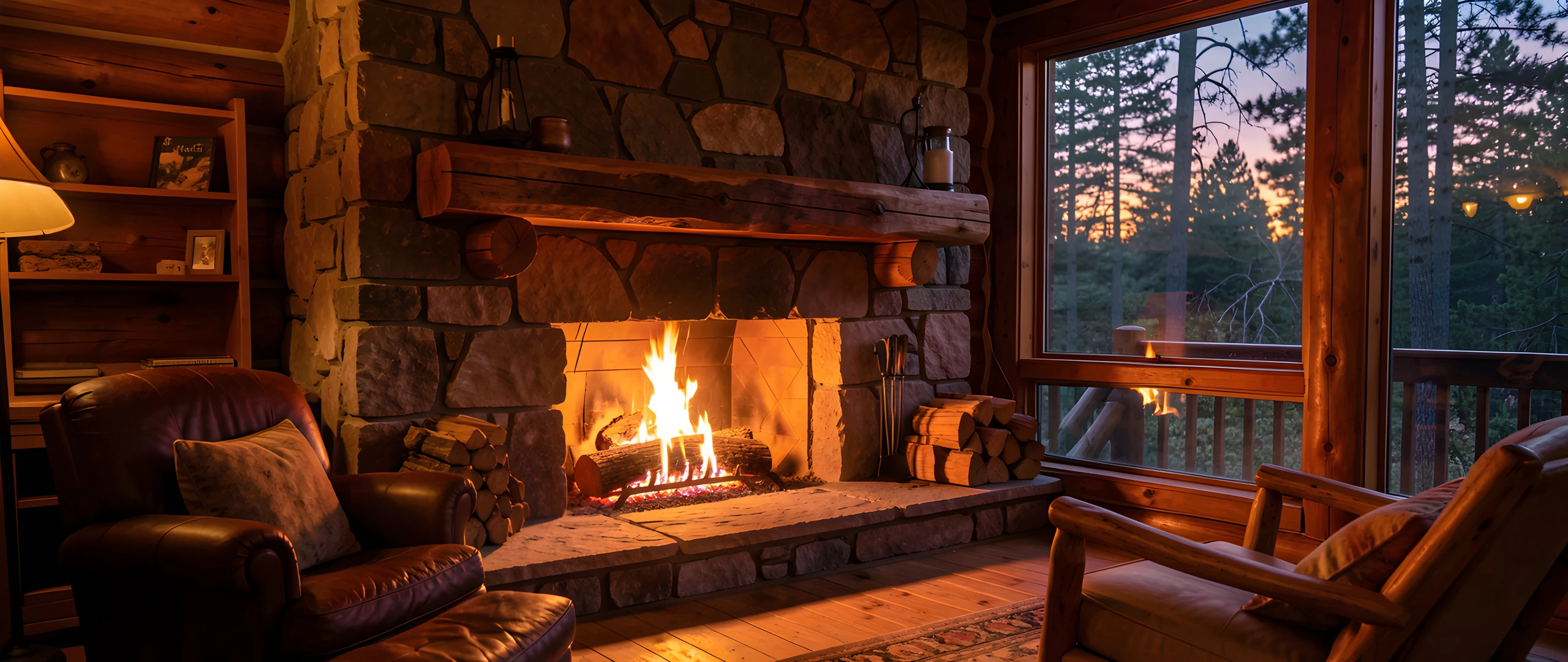 Cozy Cabin Scene