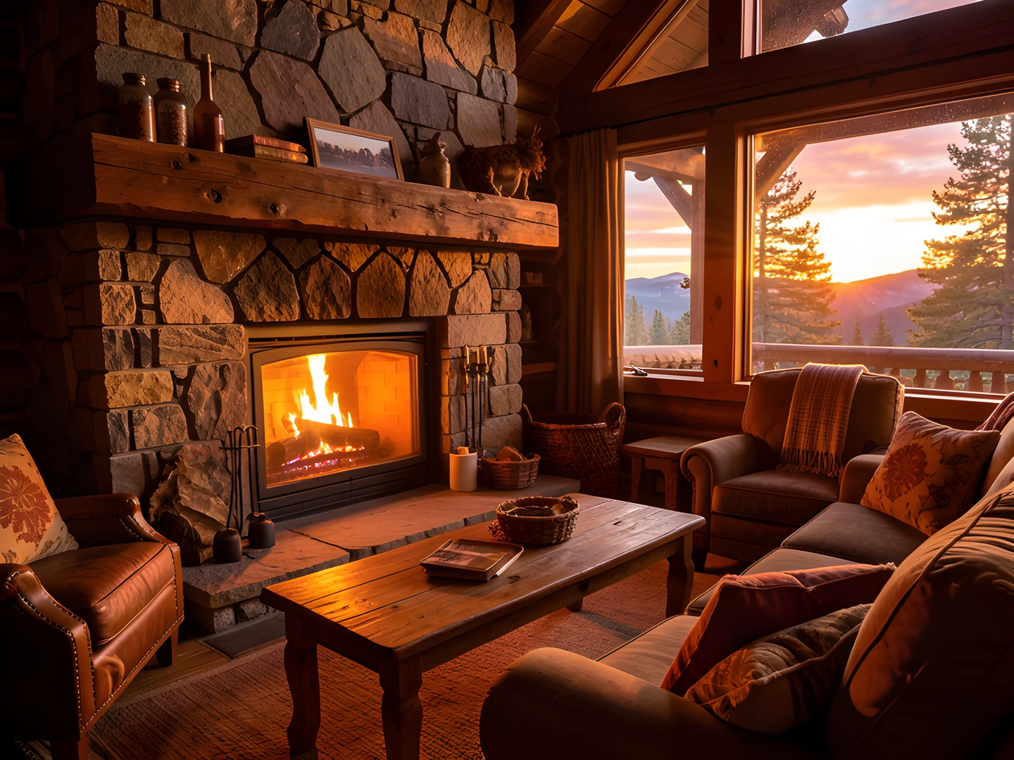 Rustic Morning Glow