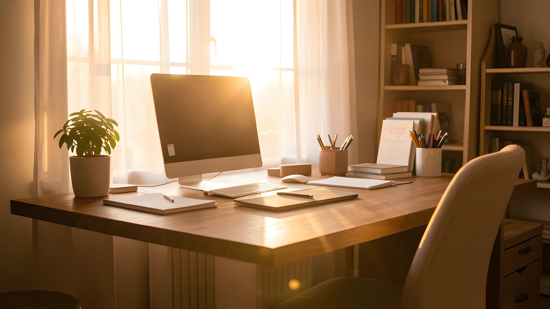 Morning Office Glow