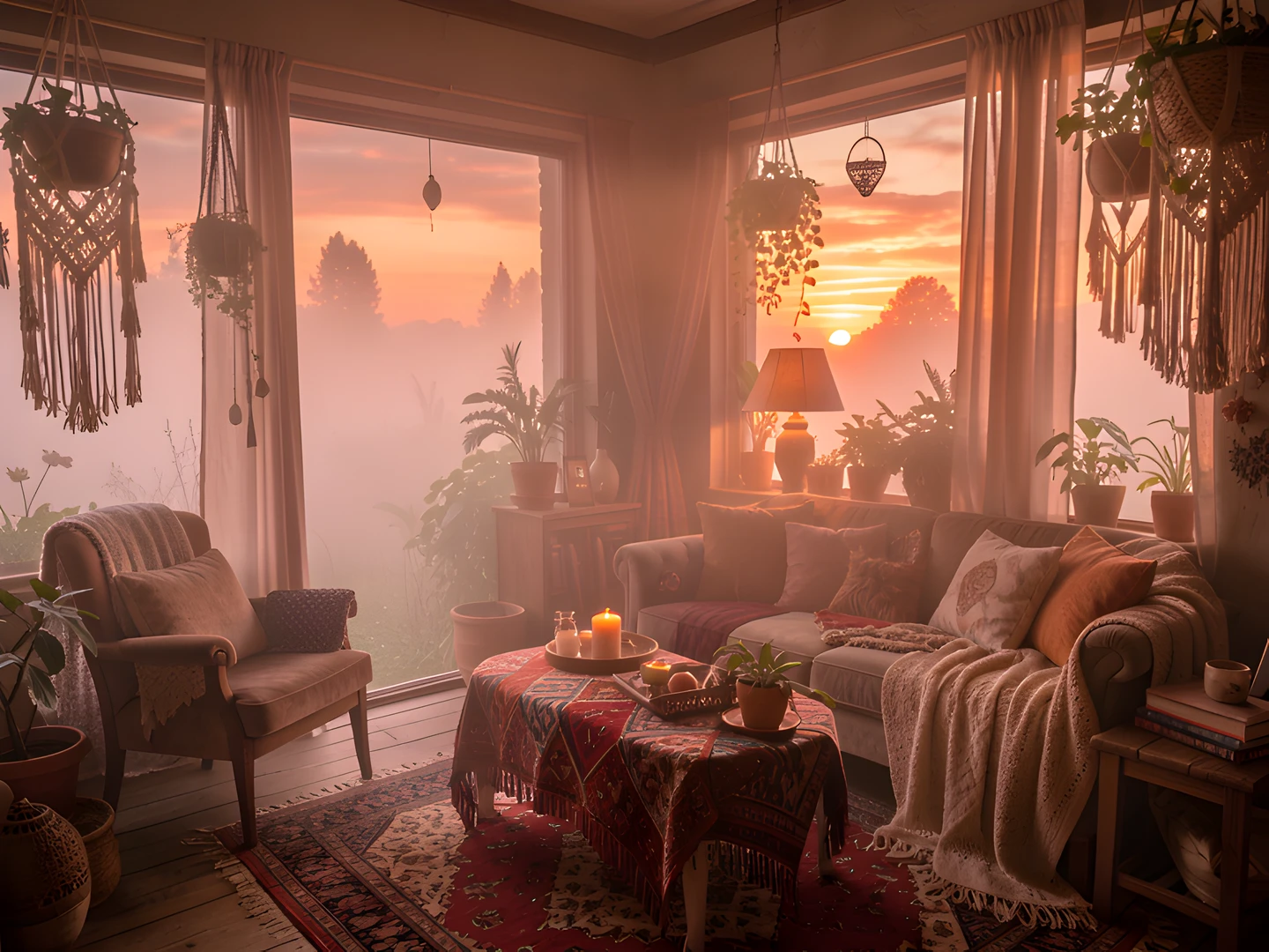Whimsical Desert Oasis