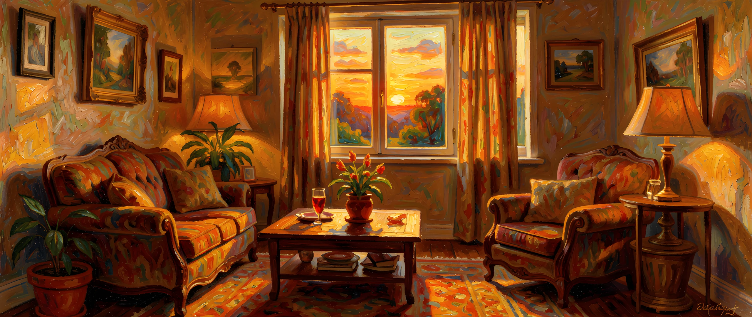 Impressionist Parisian Room