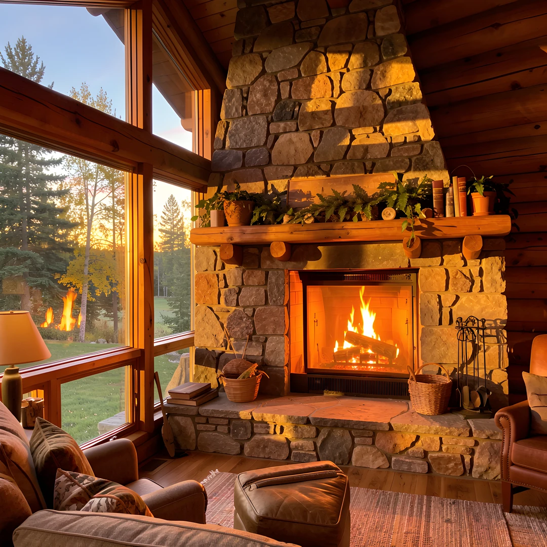 Cozy Cabin Scene