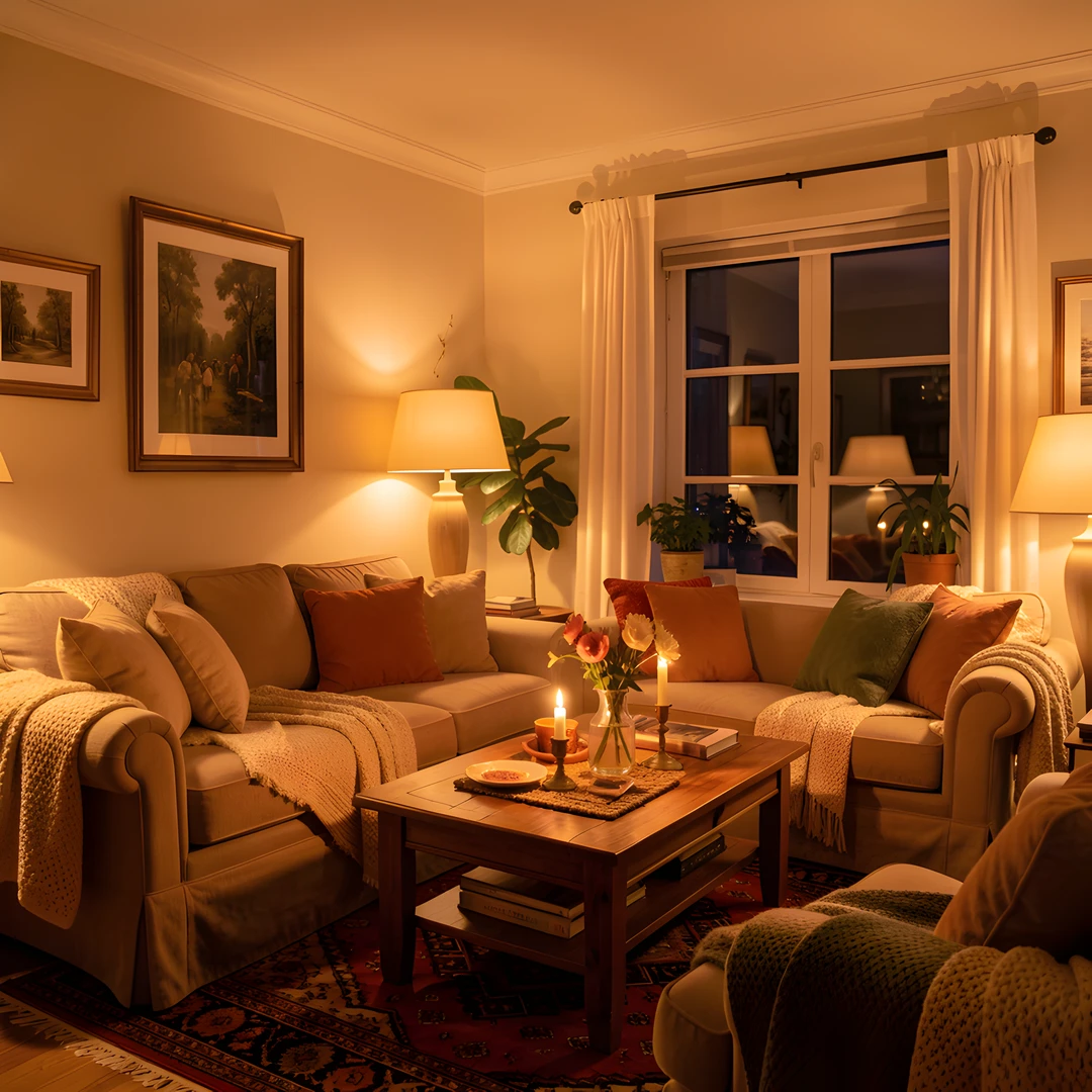 Cozy Fireside Night