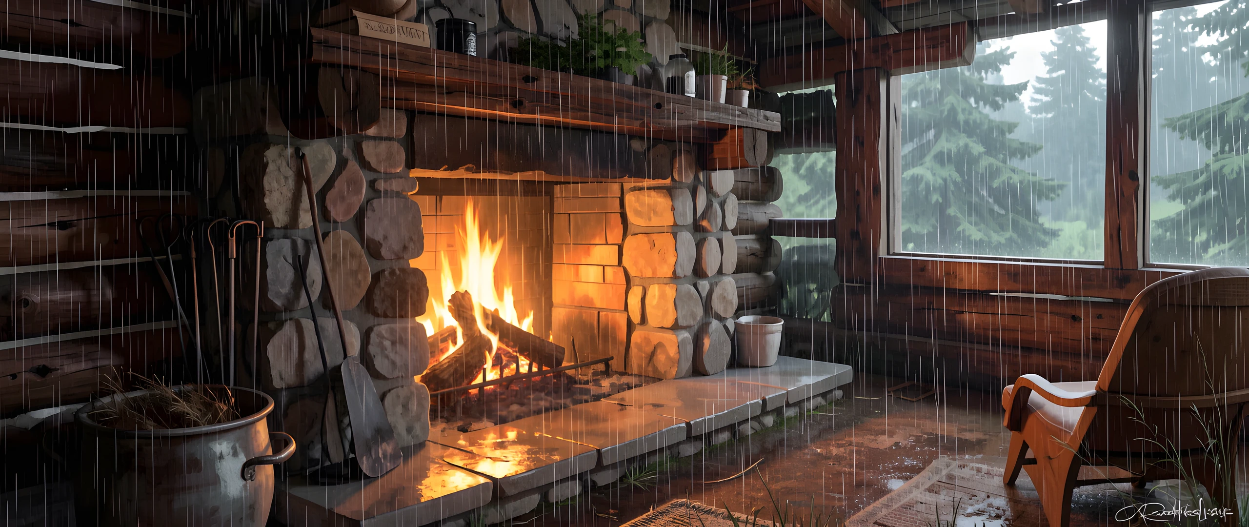 Snowy Mountain Cabin