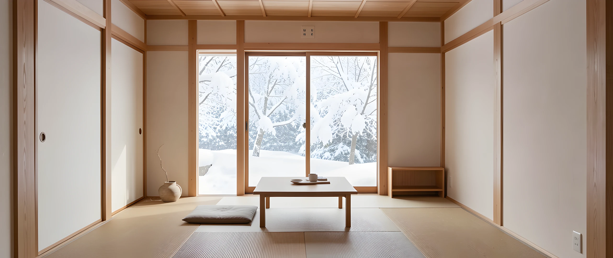 Snowy Shoji Room