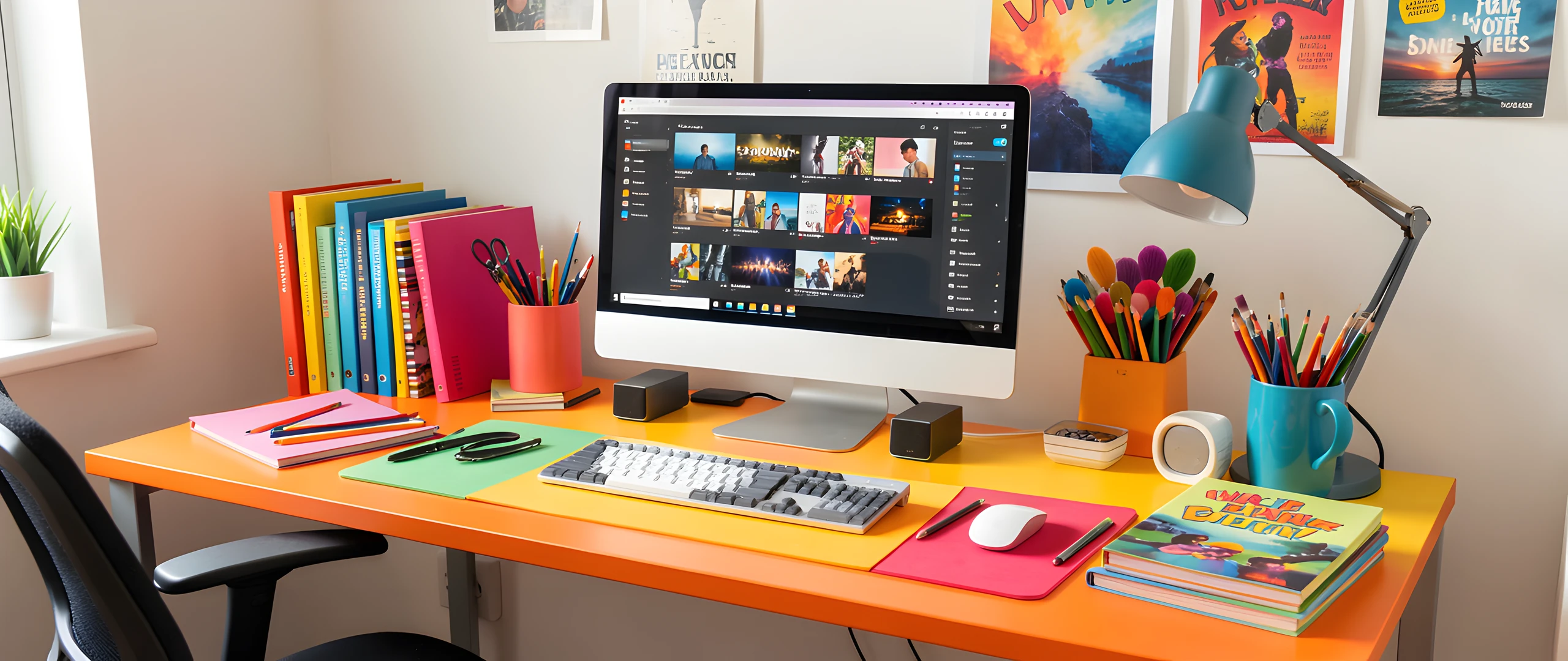 Vibrant Workspace