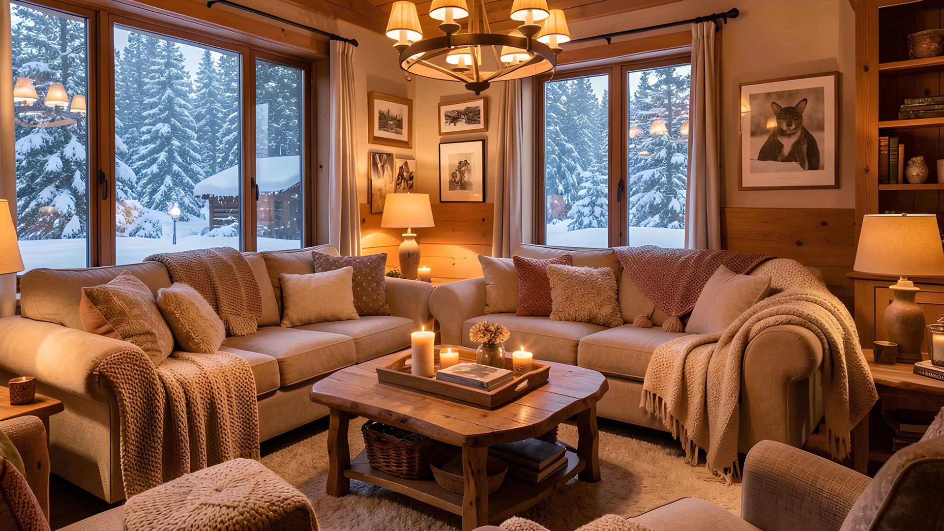 Snowy Winter Scene