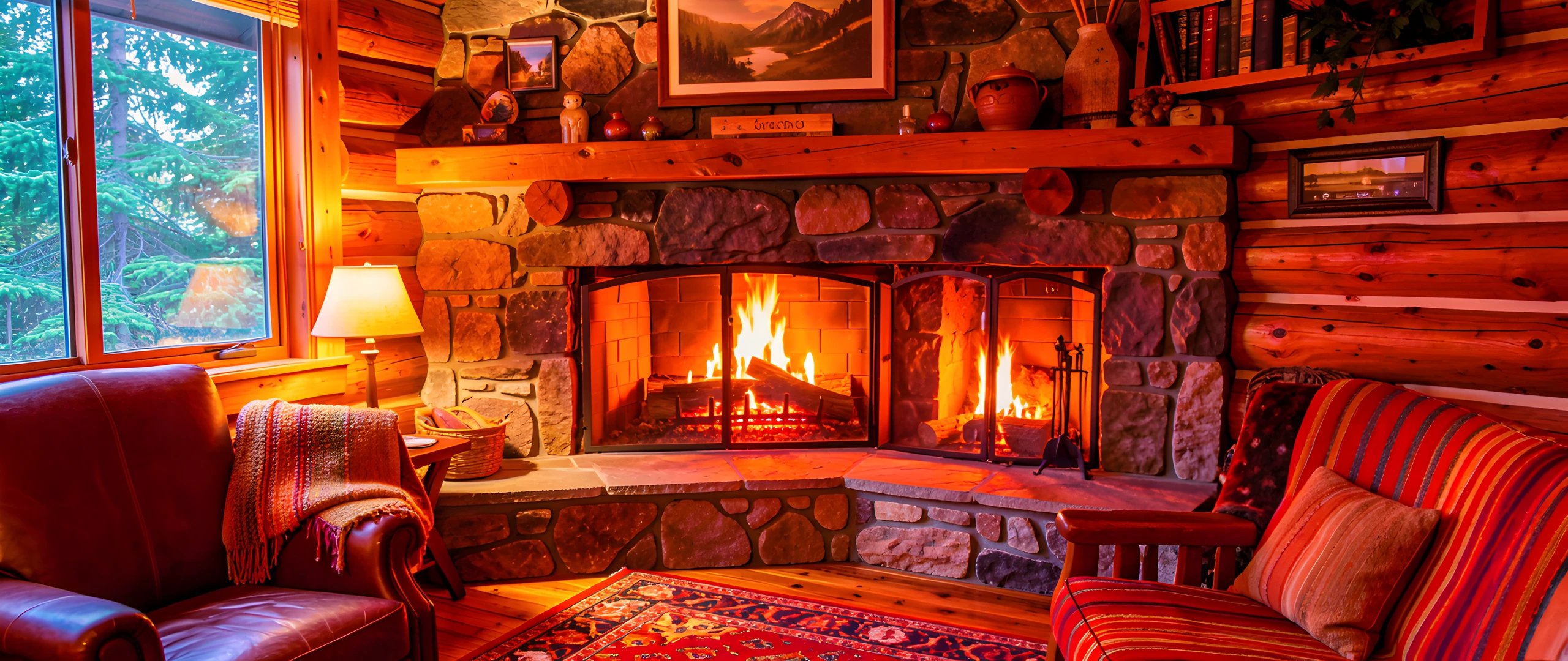 Cozy Winter Cabin