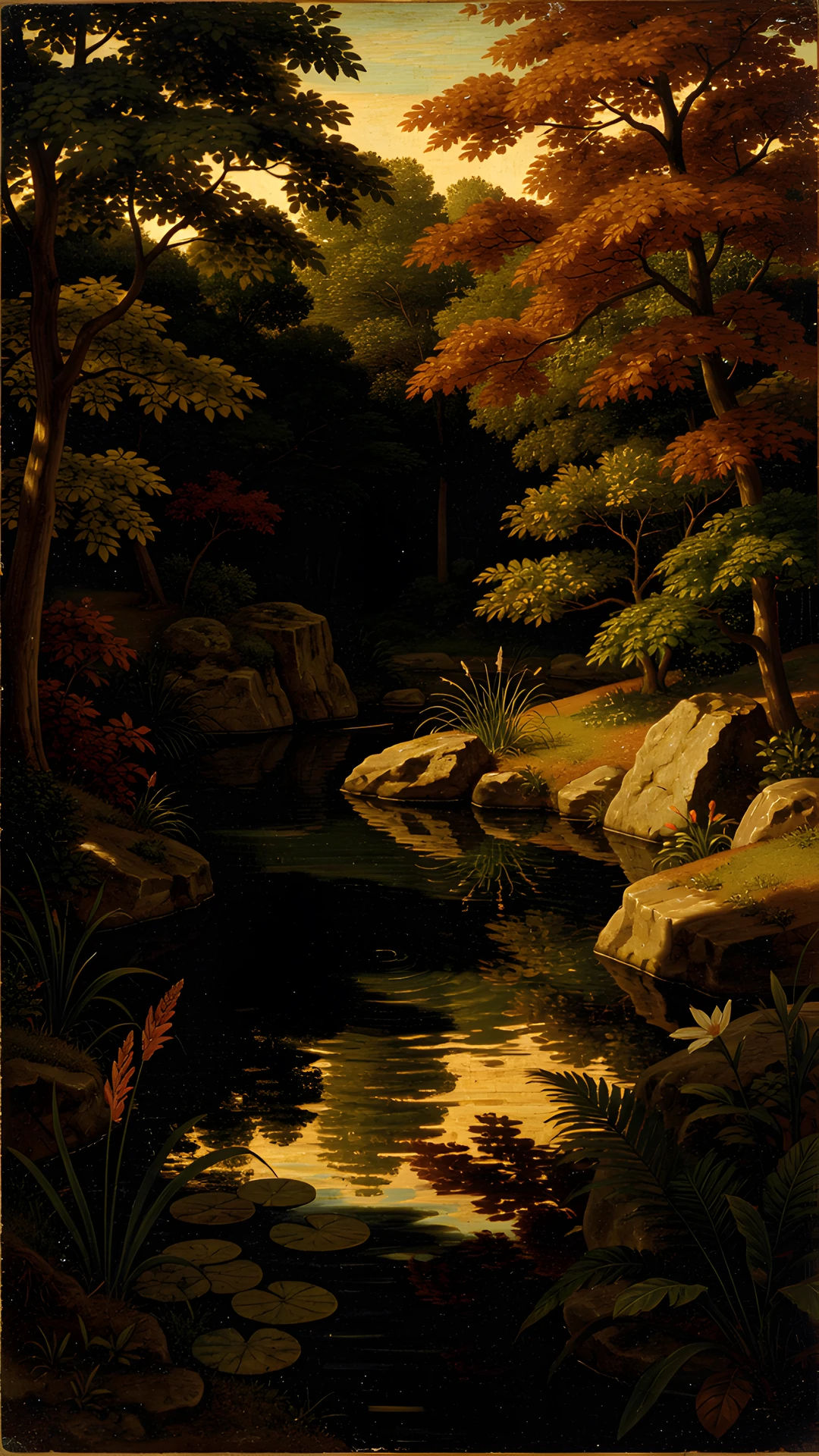 Golden Sunset Garden