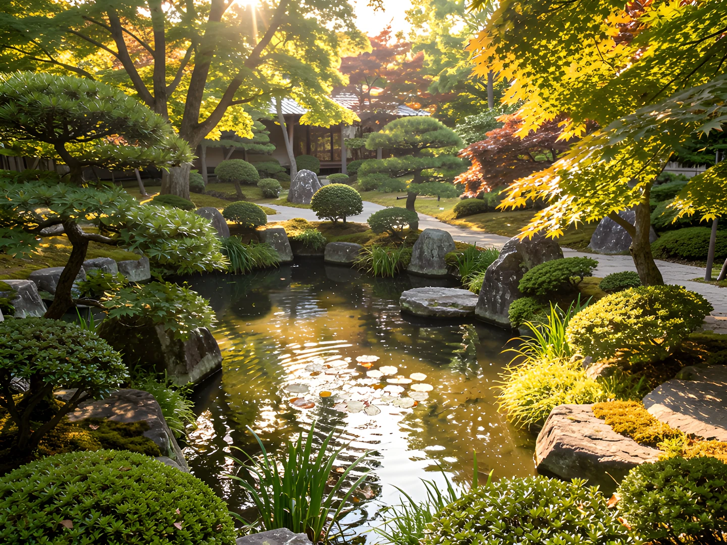 Serene Japanese Garden