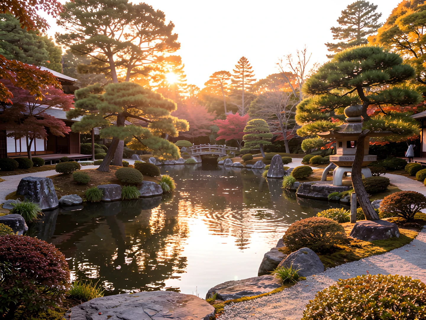 Serene Morning Reflections