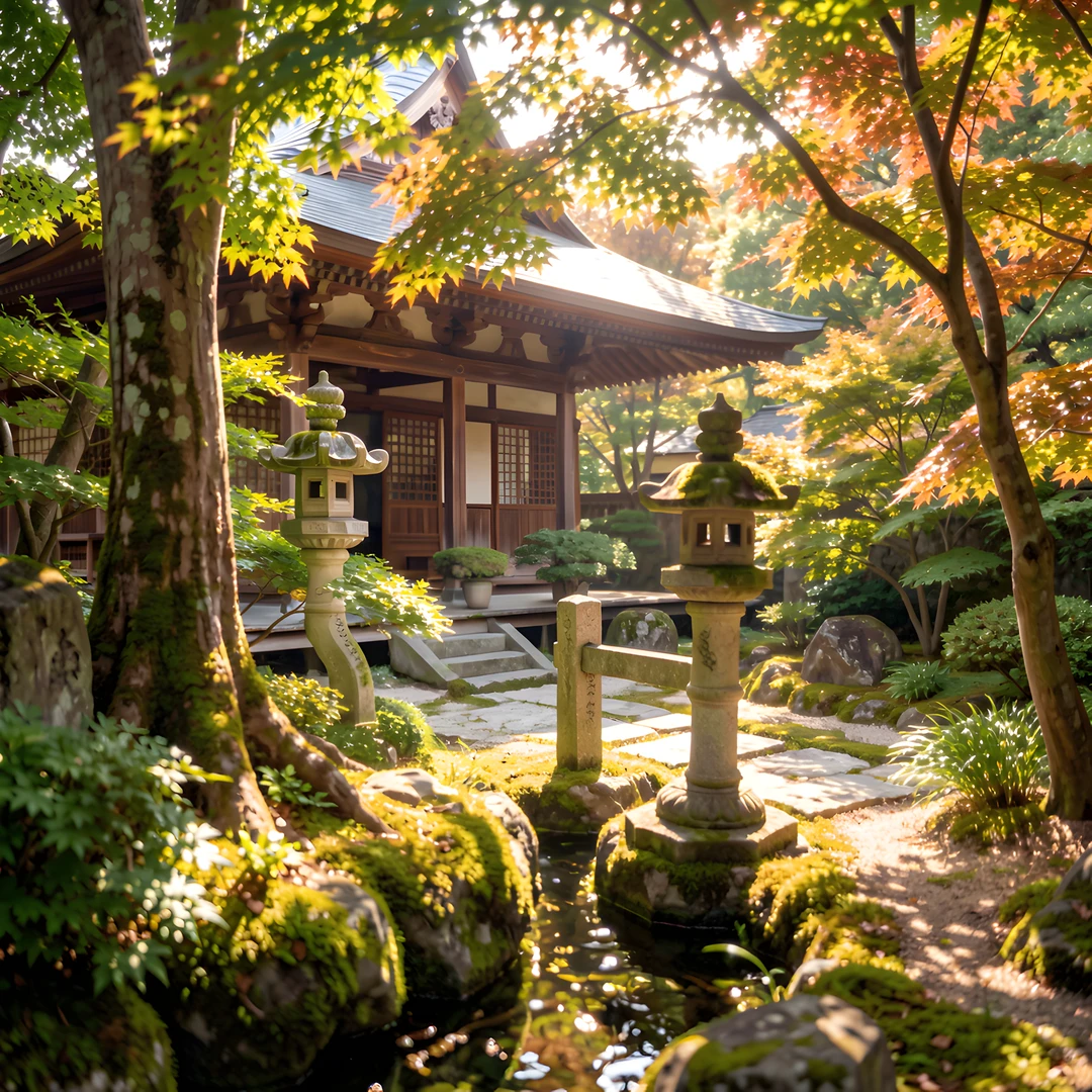 Kyoto Garden Scene