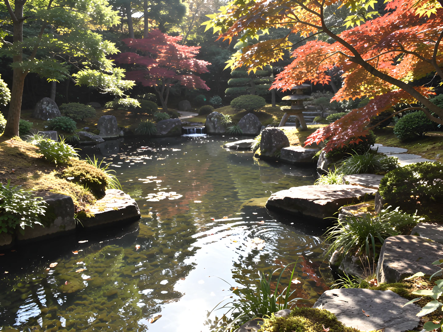 Serene Japanese Garden