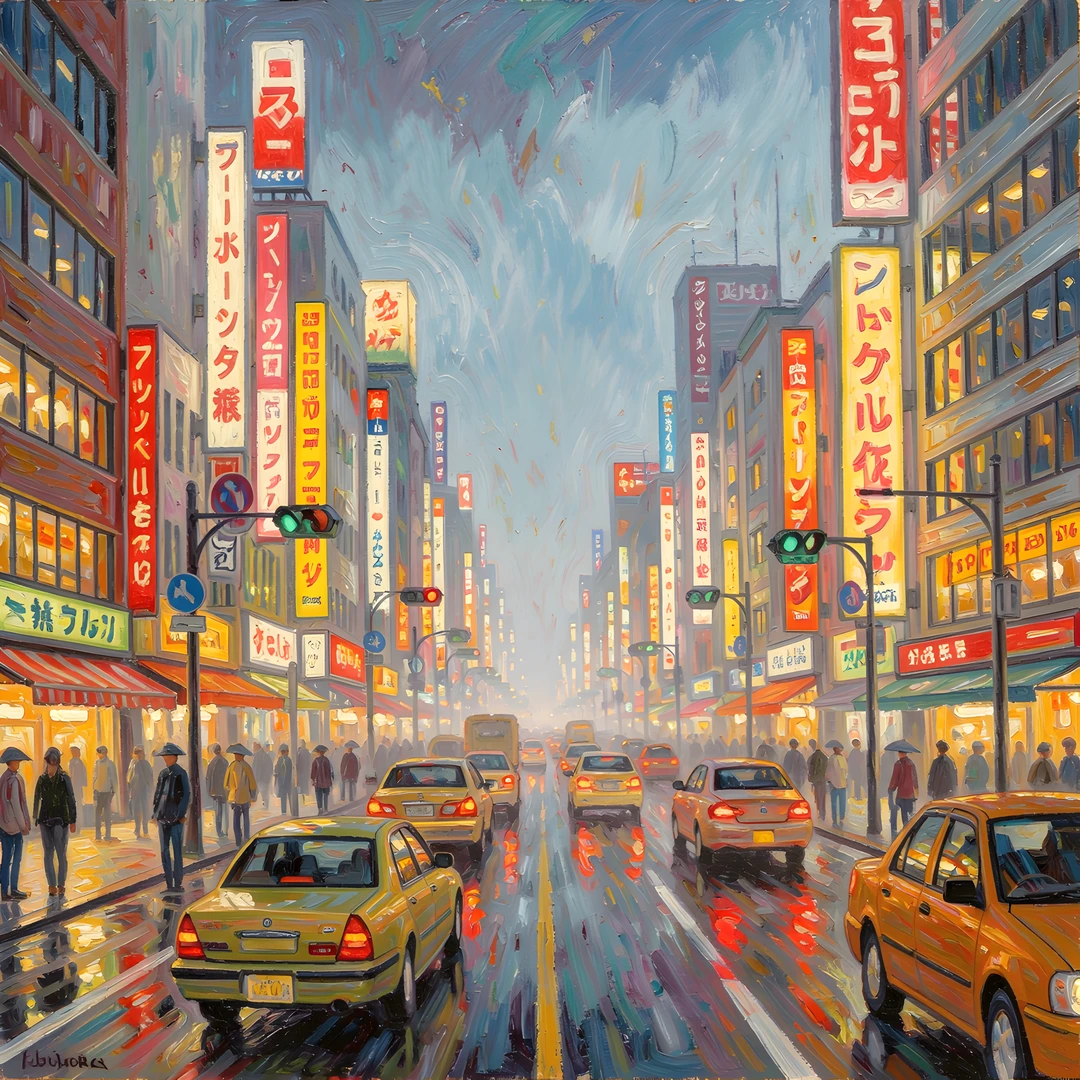 Tokyo Night Scene