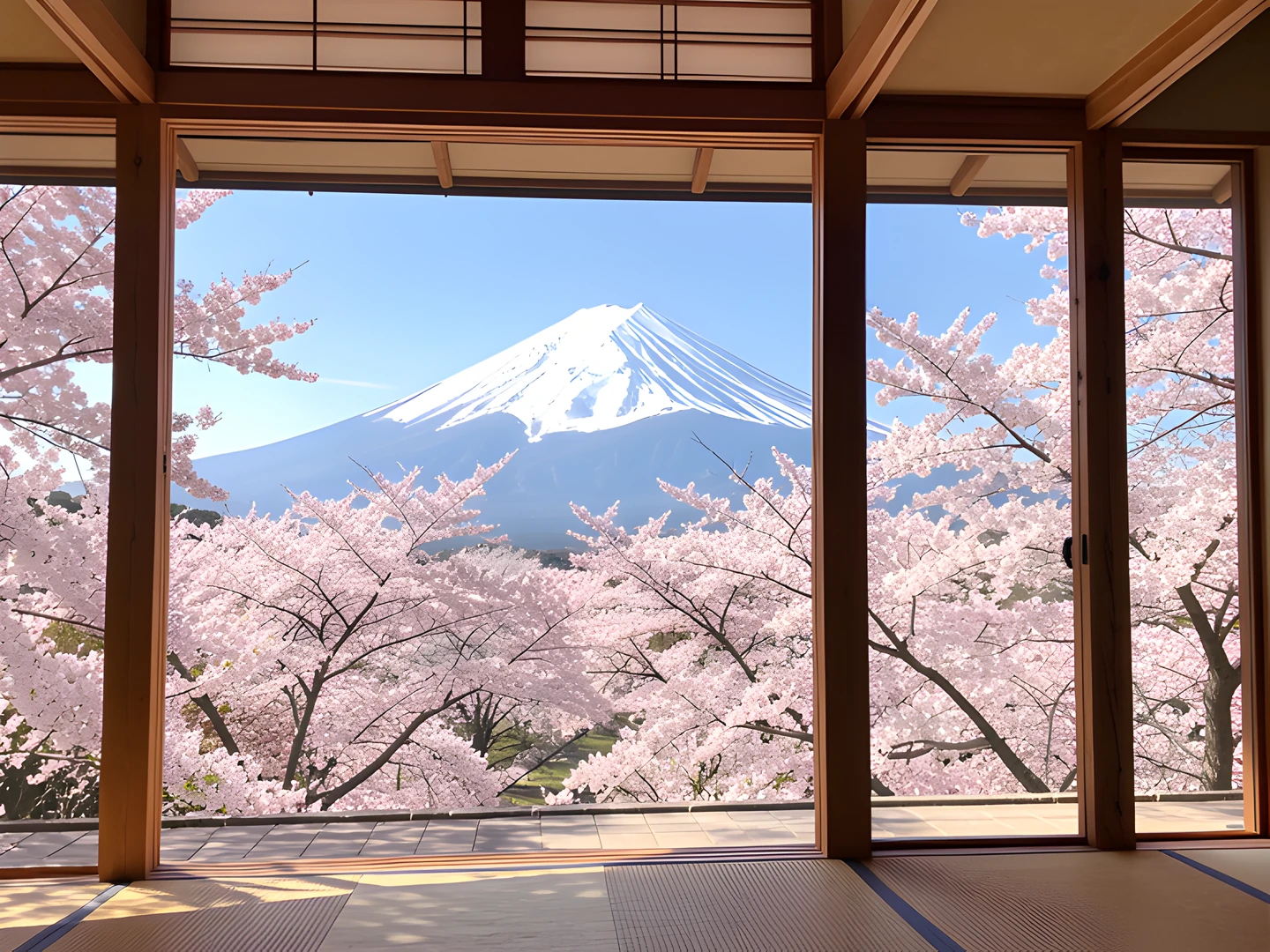 Cherry Blossom Garden