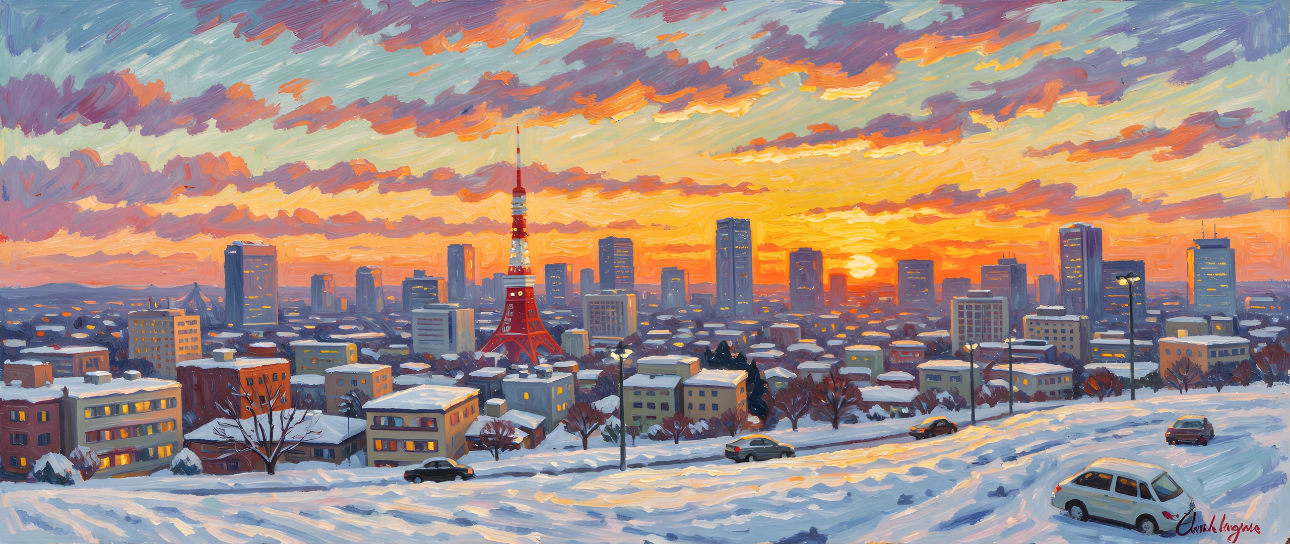 Tokyo Snowscape