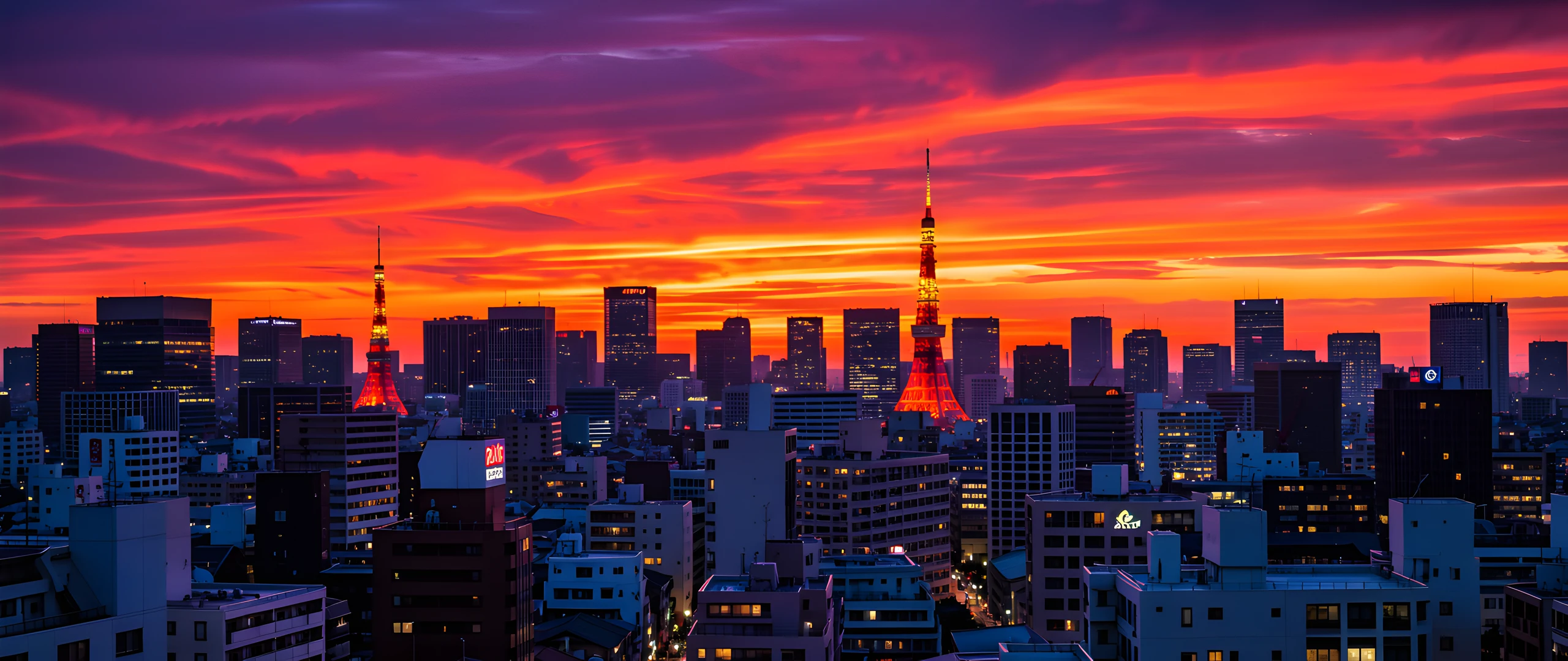 Tokyo Night Sky
