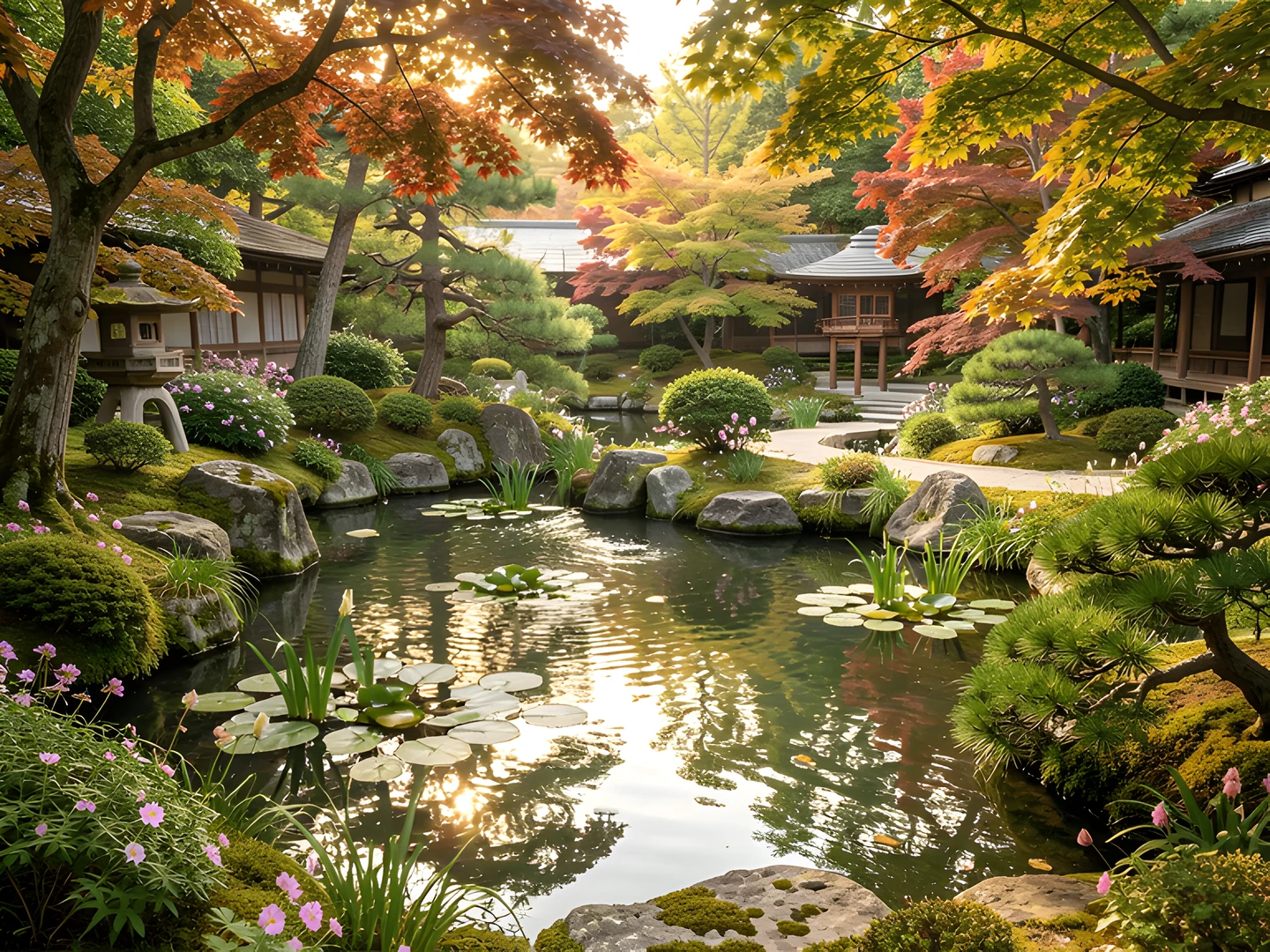 Sakura Water Garden