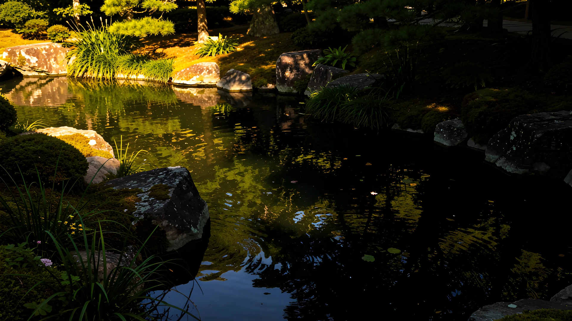 Golden Japanese Garden