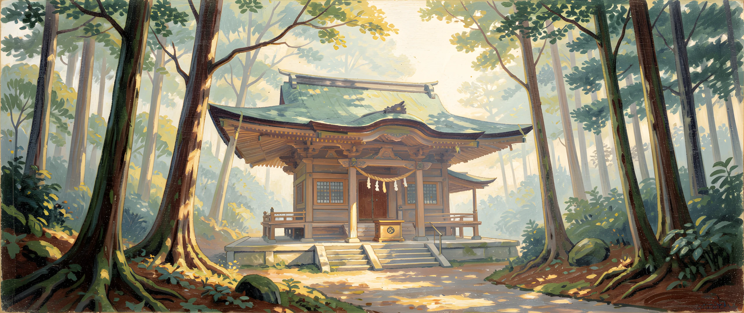 Misty Forest Temple