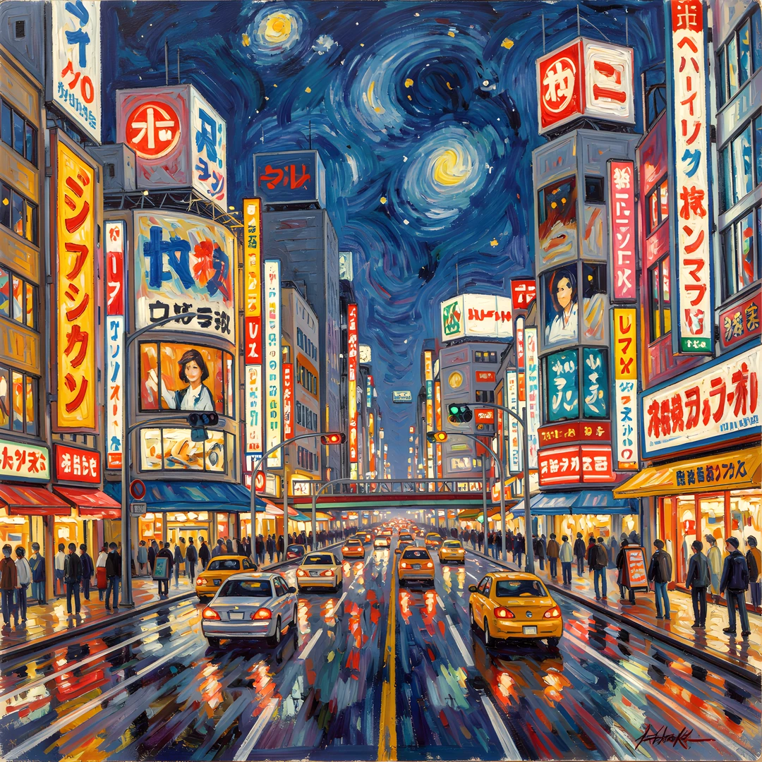 Tokyo Night Scene
