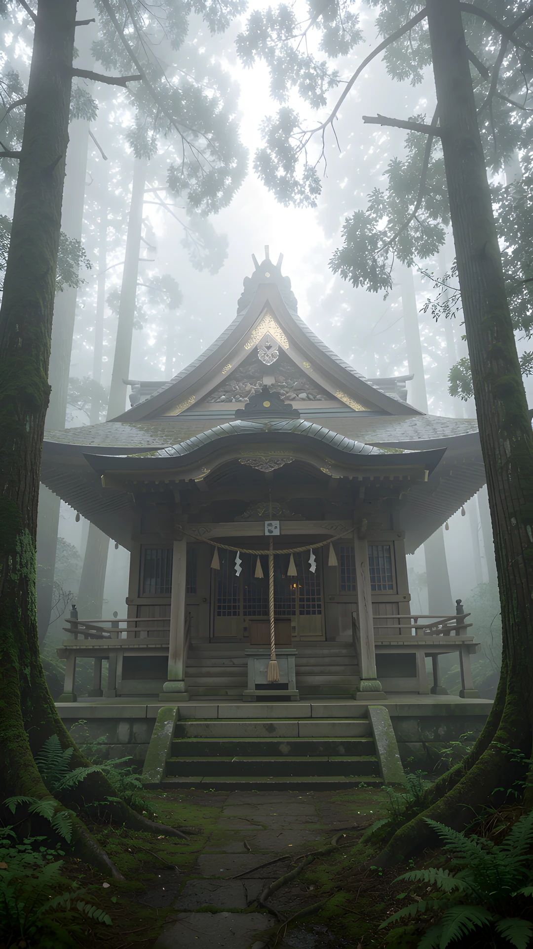 Shinto Shrine Night