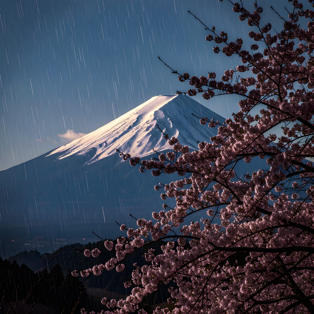 Cherry Blossom Fuji