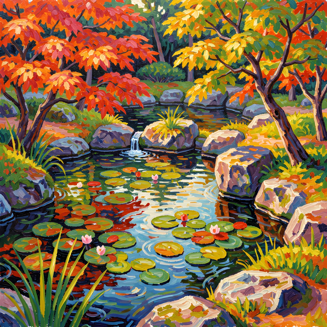 Impressionist Water Scene