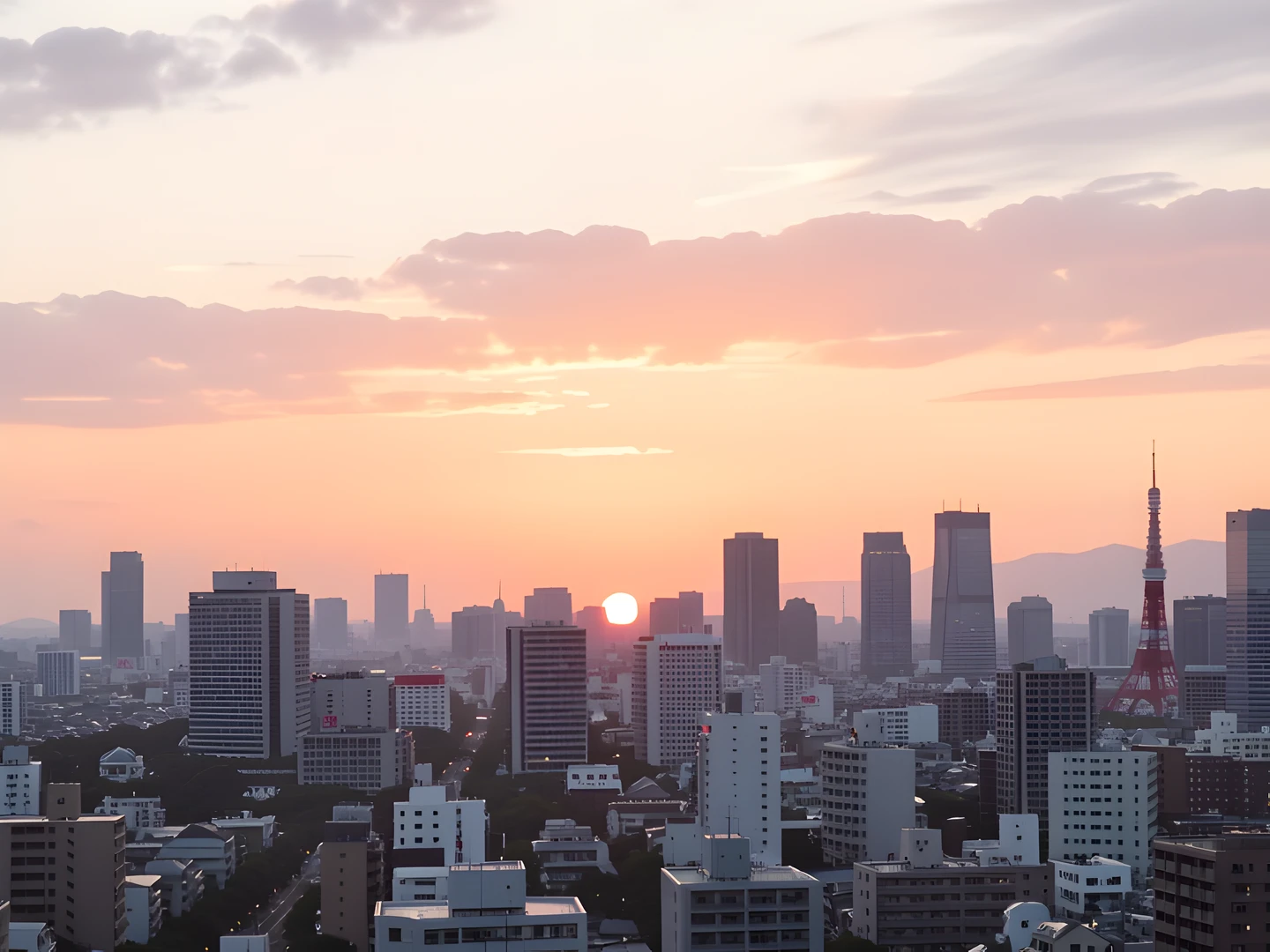 Tokyo Evening Glow