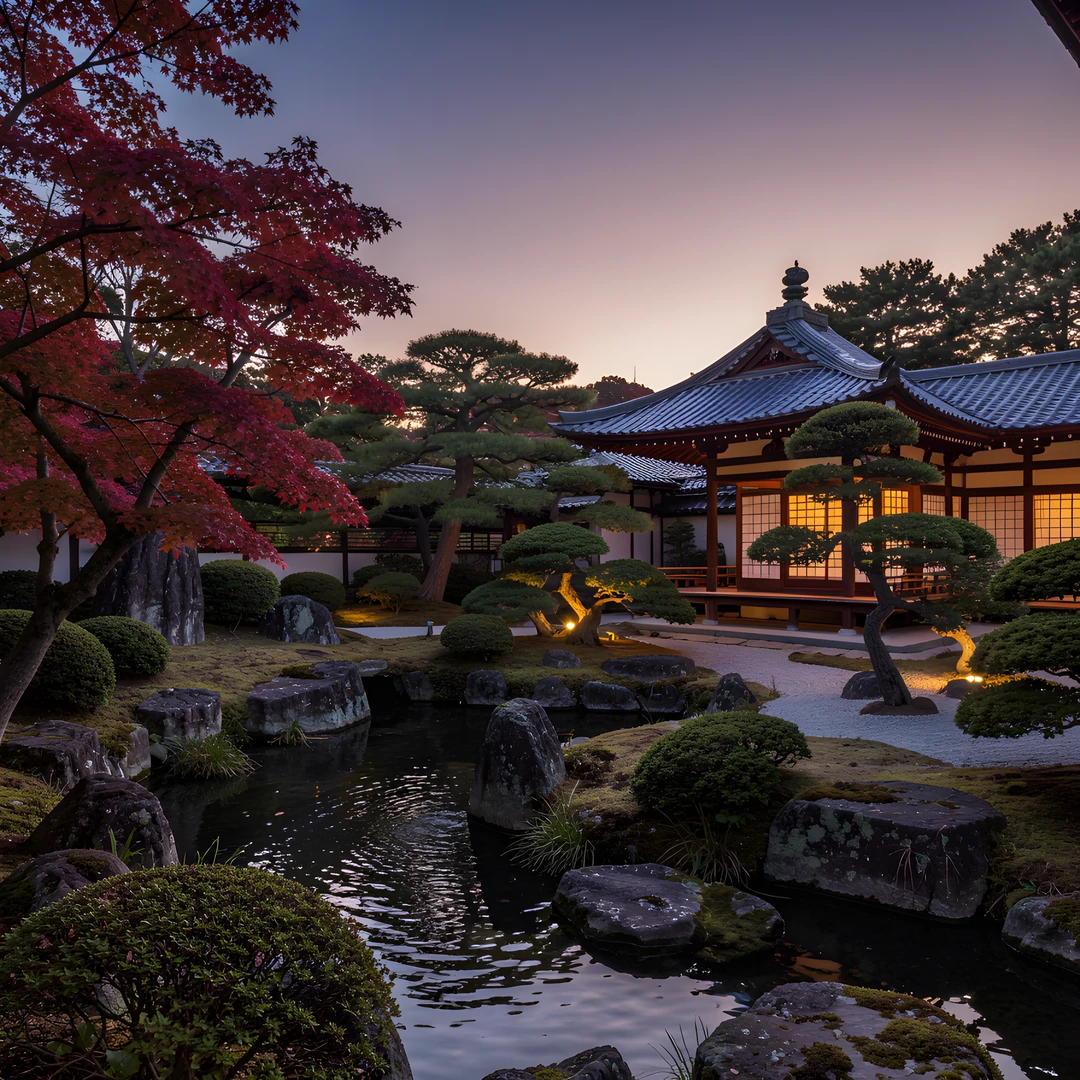 Kyoto Garden Scene