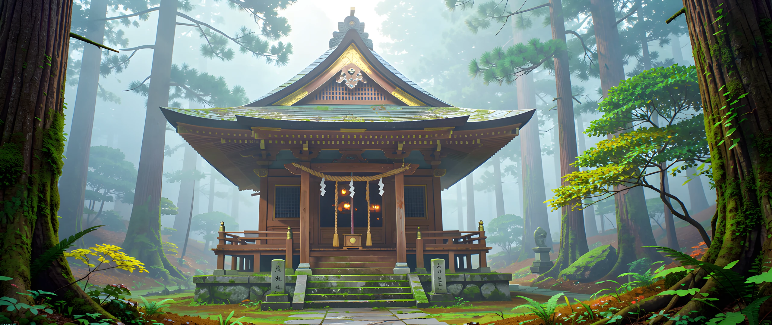 Misty Shinto Shrine