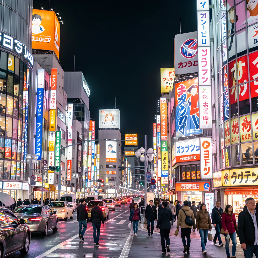 Tokyo Night Scene