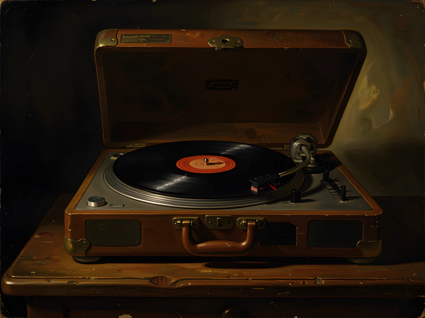 Vinyl Record Shadows