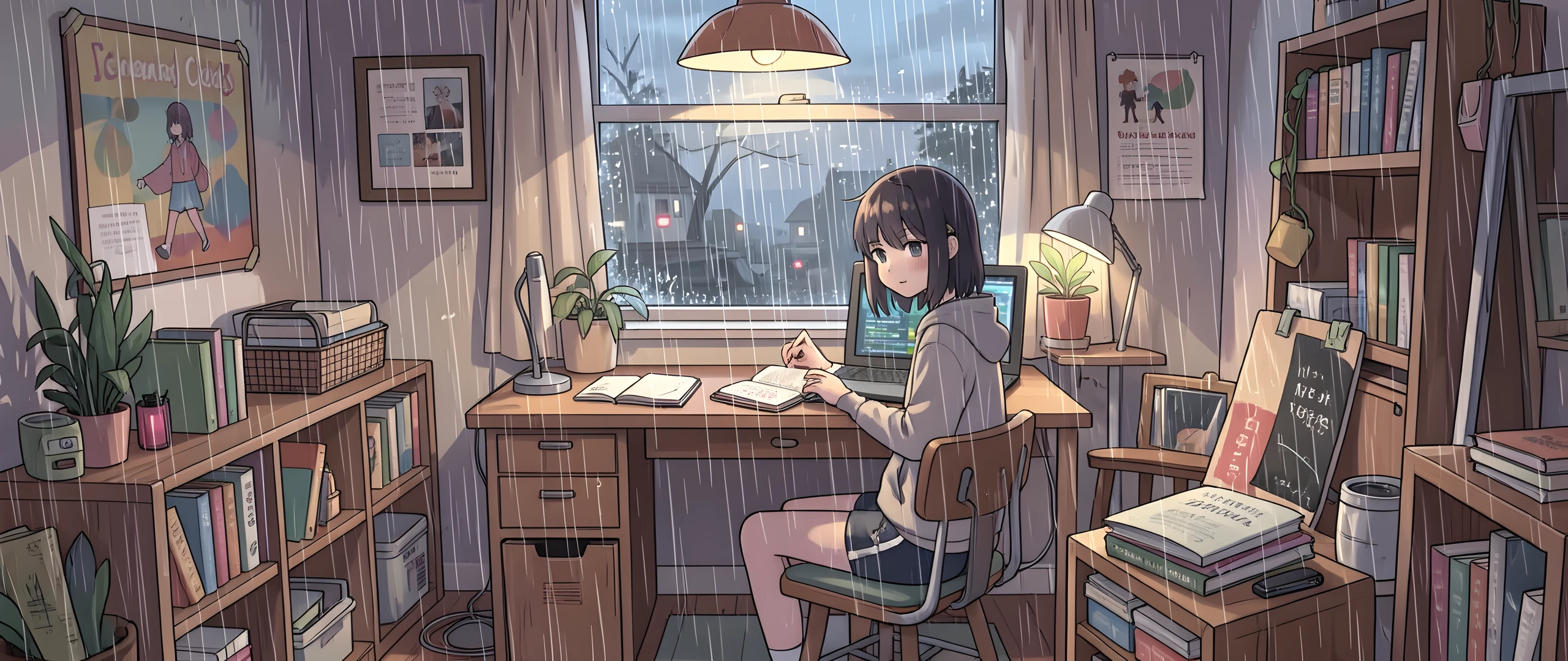 Study Rain Room