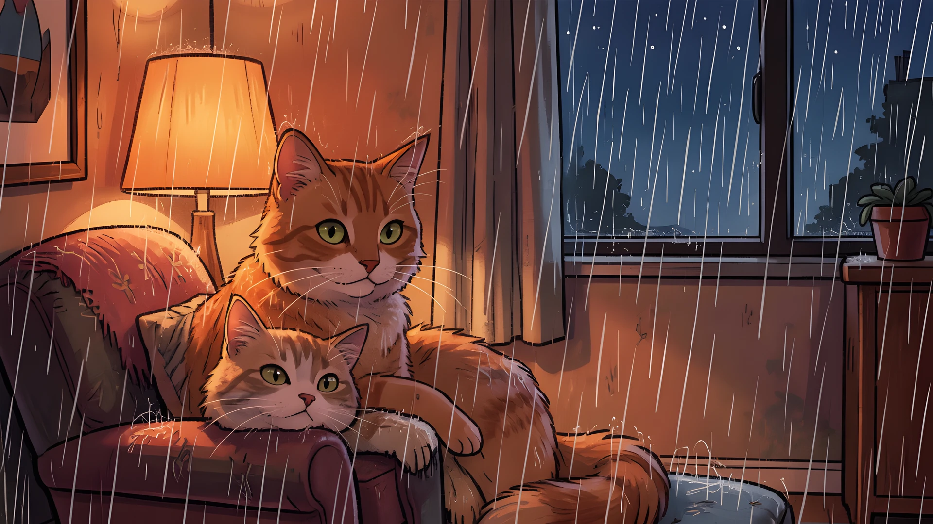 Rainy Cat Cafe