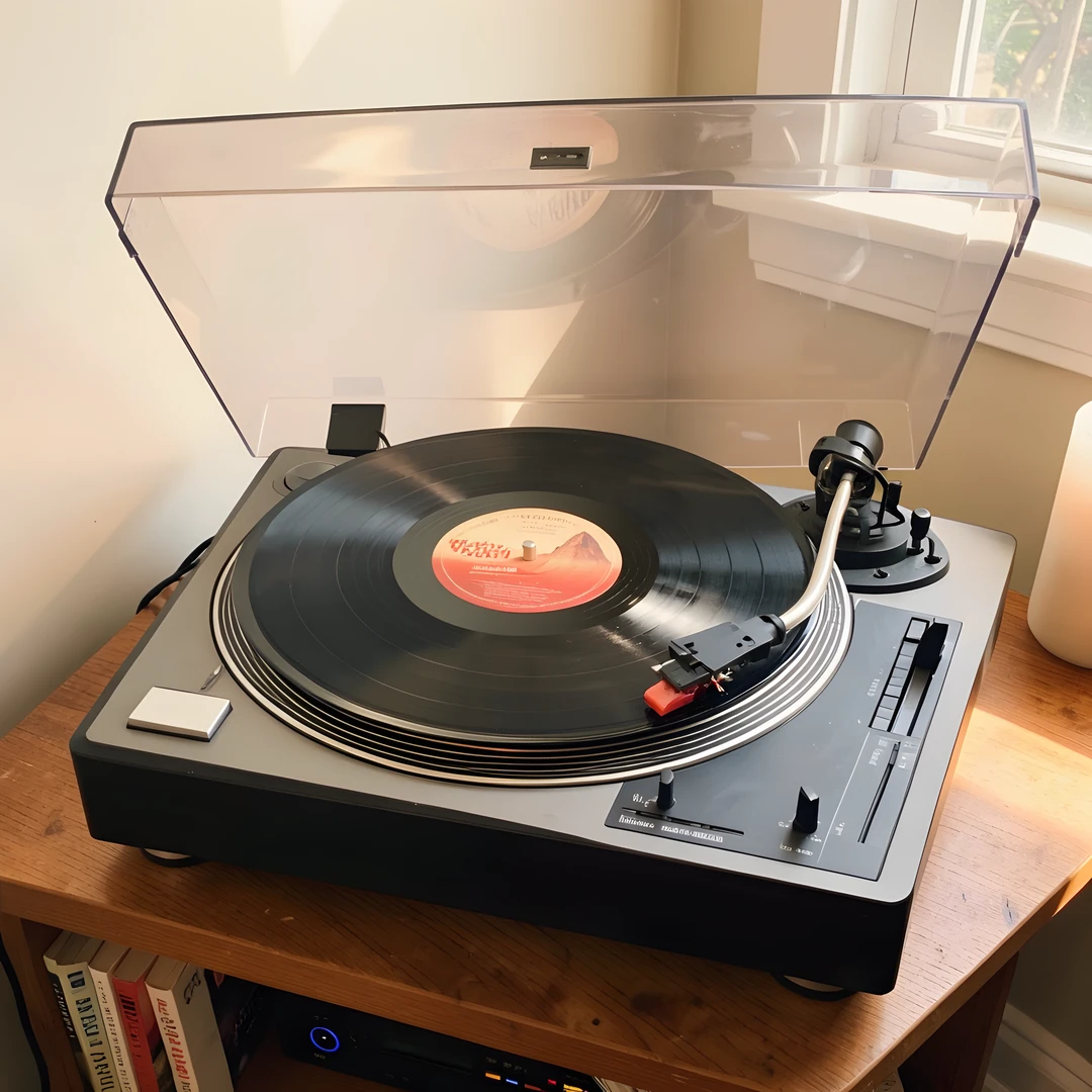 Vinyl Record Stack