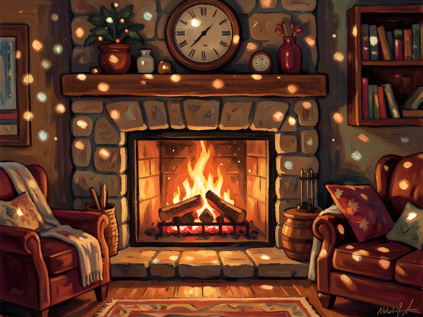 Cozy Winter Scene