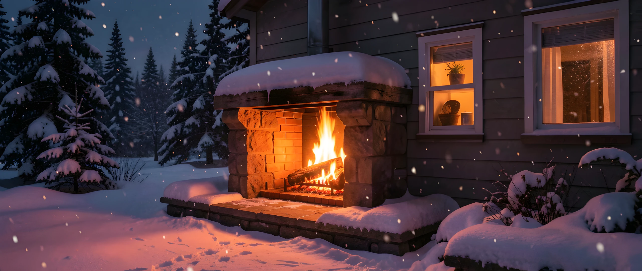 Candlelit Winter Night