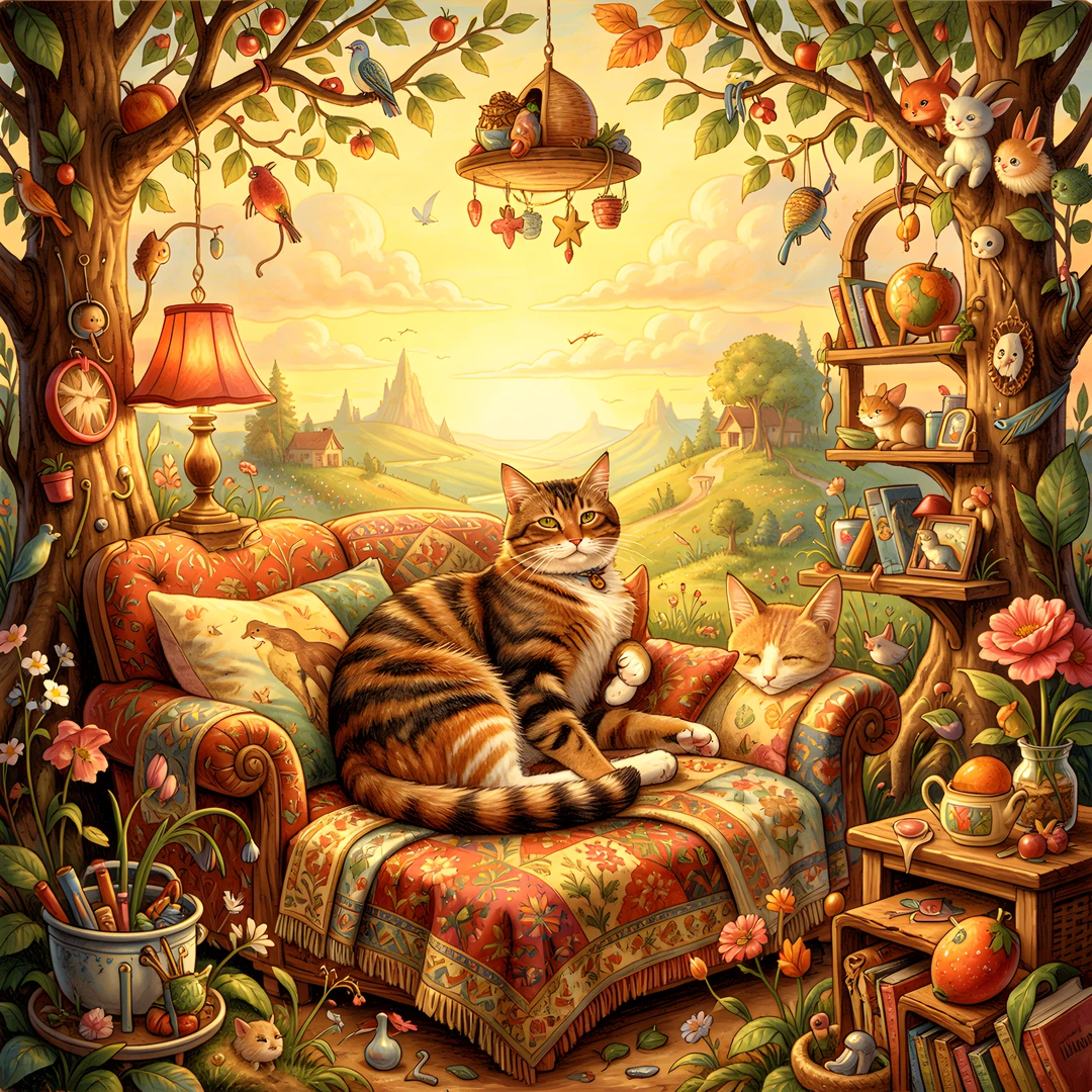 Bosch Cat Scene