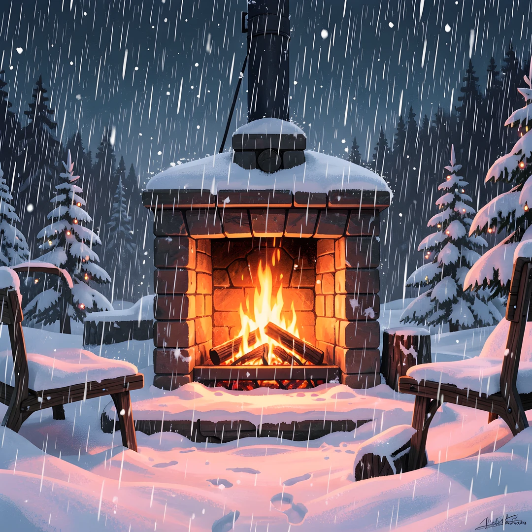 Cozy Winter Night
