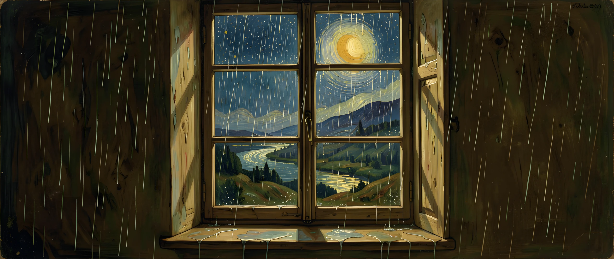 Rainy Dutch Night