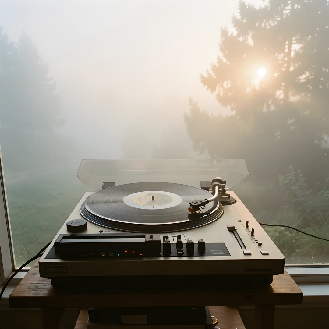 Vinyl Record Stack
