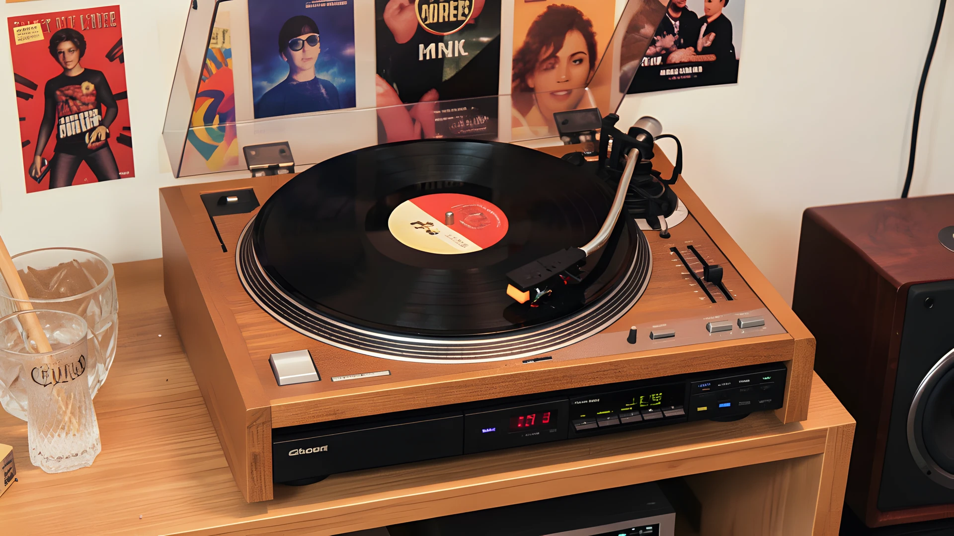 Vinyl Record Stack