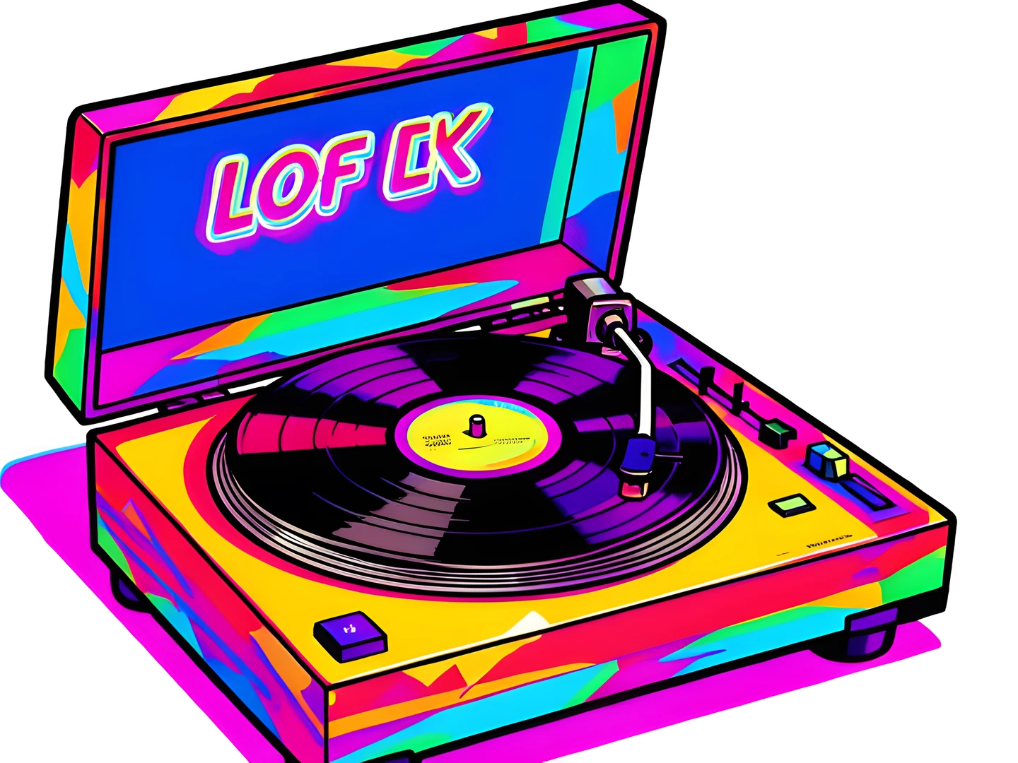Vinyl Record Stack